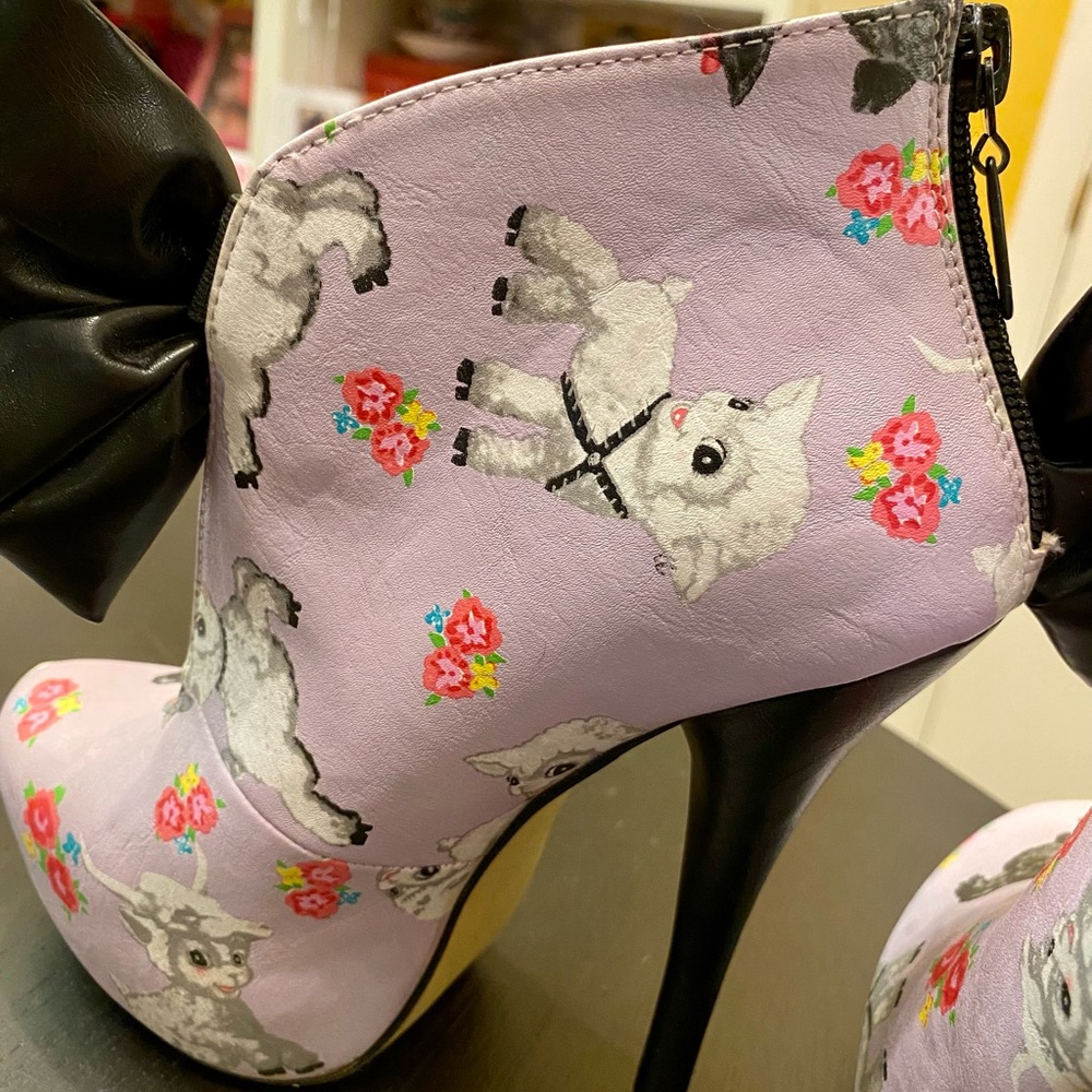Iron Fist S&M Lamb Platform Booties